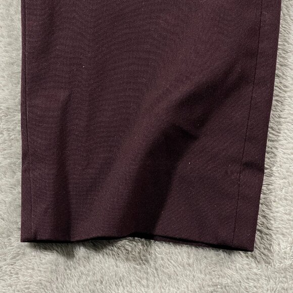 Banana Republic Ryan Women's Straight Chino Pants Red Dark Wash Pants 6P Classic - Picture 5 of 14